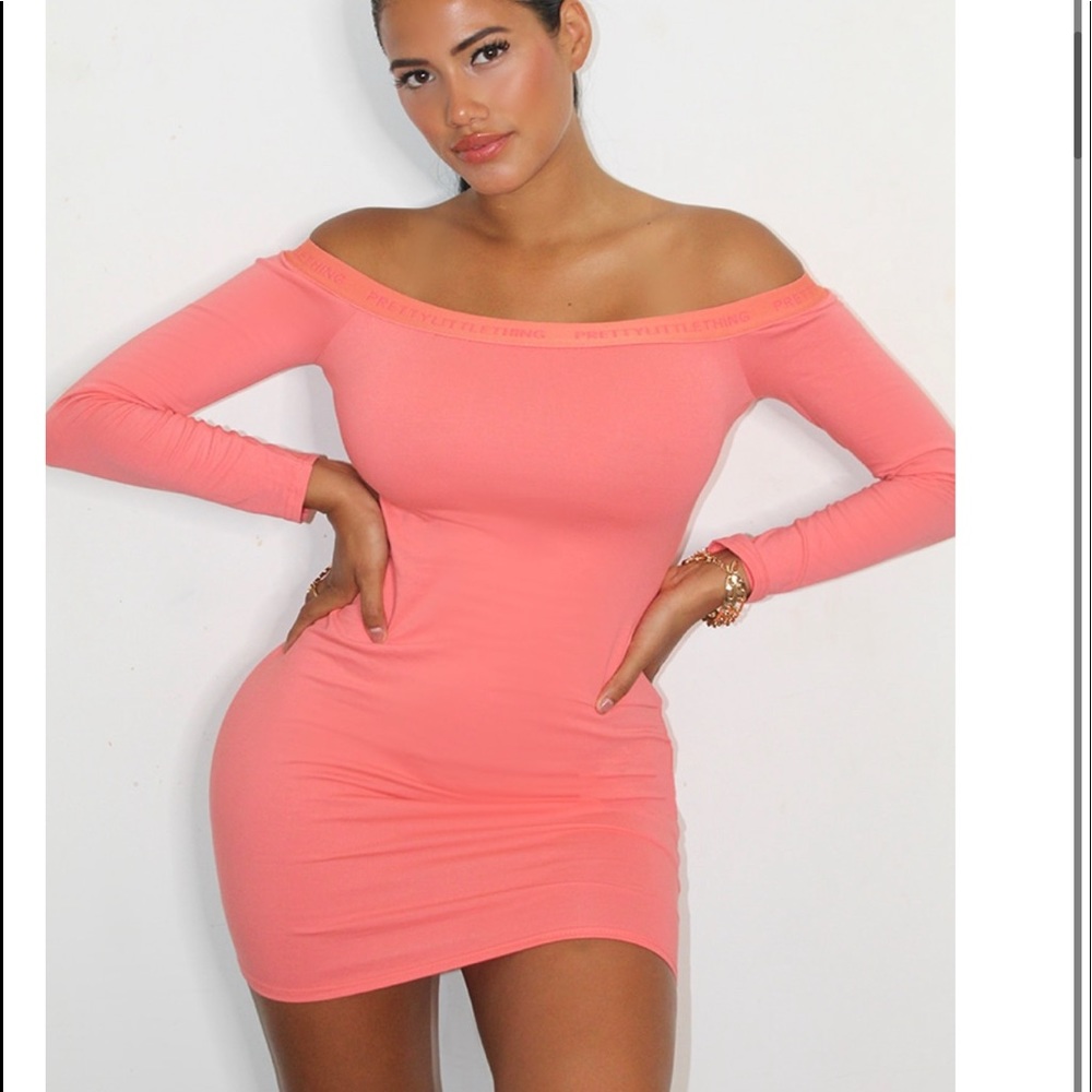 Coral dress brand new with tags